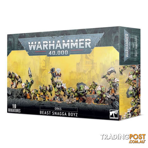 Warhammer: 40,000 Ork Beast Snagga Boyz - Games Workshop - Tabletop Miniatures GTIN/EAN/UPC: 5011921128310