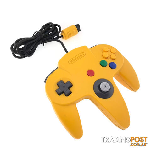 Nintendo 64 Yellow Controller [Pre-Owned] - Nintendo - Retro N64 Accessory