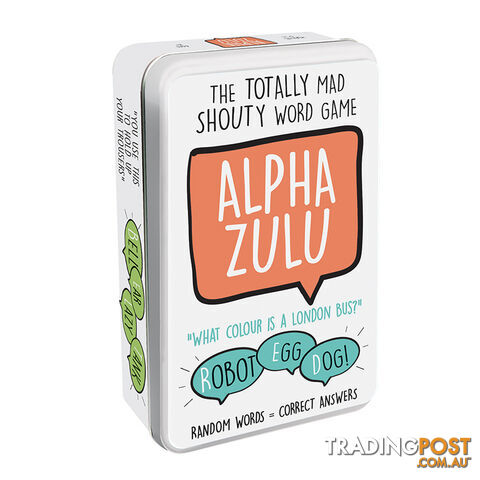 Alpha Zulu Tin Card Game - UGames - Tabletop Card Game GTIN/EAN/UPC: 9328509001382