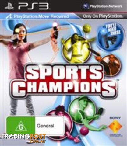 Sports Champions [Pre-Owned] (PS3) - Sony Interactive Entertainment - Retro P/O PS3 Software GTIN/EAN/UPC: 711719155270