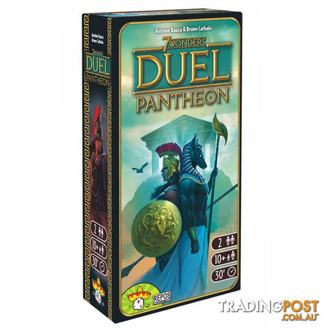 7 Wonders Duel: Pantheon Expansion Board Game - Repos Production - Tabletop Board Game GTIN/EAN/UPC: 5425016921005