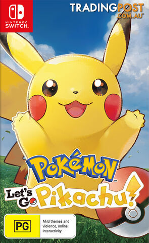 PokÃ©mon Let's Go! Pikachu (Switch) - Nintendo - Switch Software GTIN/EAN/UPC: 9318113986540