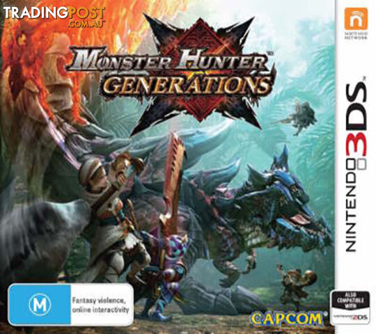 Monster Hunter Generations [Pre-Owned] (3DS) - Nintendo - P/O 2DS/3DS Software GTIN/EAN/UPC: 9318113993951