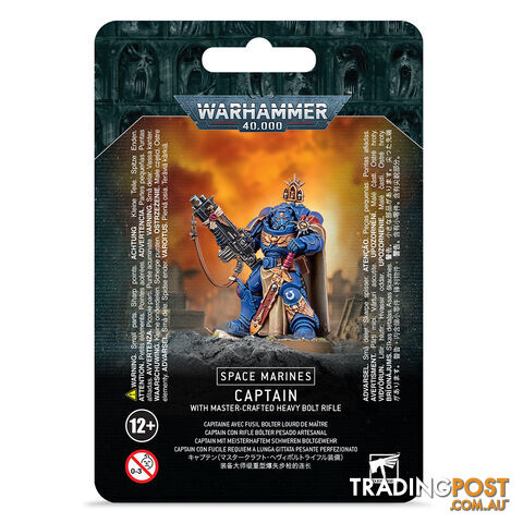 Warhammer 40,000: Captain with Master-crafted Heavy Bolt Rifle - Games Workshop - Tabletop Miniatures GTIN/EAN/UPC: 5011921138951