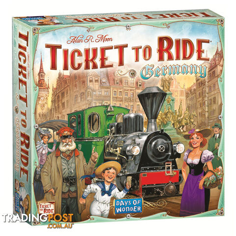 Ticket to Ride Germany Board Game - Days of Wonder - Tabletop Board Game GTIN/EAN/UPC: 824968200155
