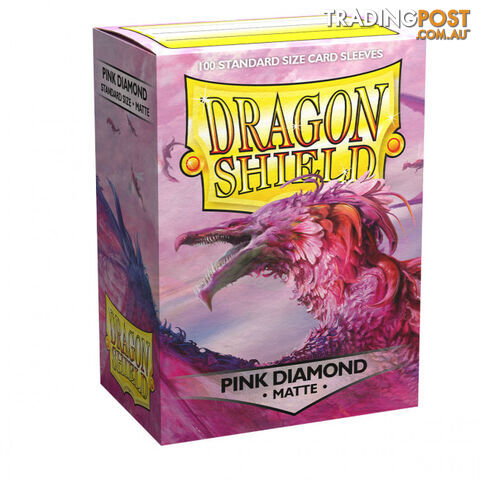 Dragon Shield Flor Matte Pink Diamond Sleeves 100 Pack - Arcane Tinmen Aps - Tabletop Trading Cards Accessory GTIN/EAN/UPC: 5706569110390