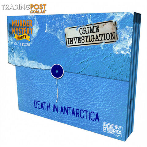 Murder Mystery Case Files Unsolved Crimes: Death in Antartica Board Game - U. Games Australia - Tabletop Board Game GTIN/EAN/UPC: 023332332823
