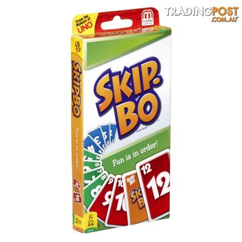 Skip Bo Card Game - Mattel Games 2315CM1 - Tabletop Card Game GTIN/EAN/UPC: 078206020504