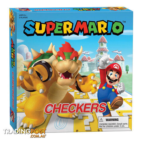 Super Mario Checkers - Super Mario vs Bowser - The Op Games | usaopoly -...
