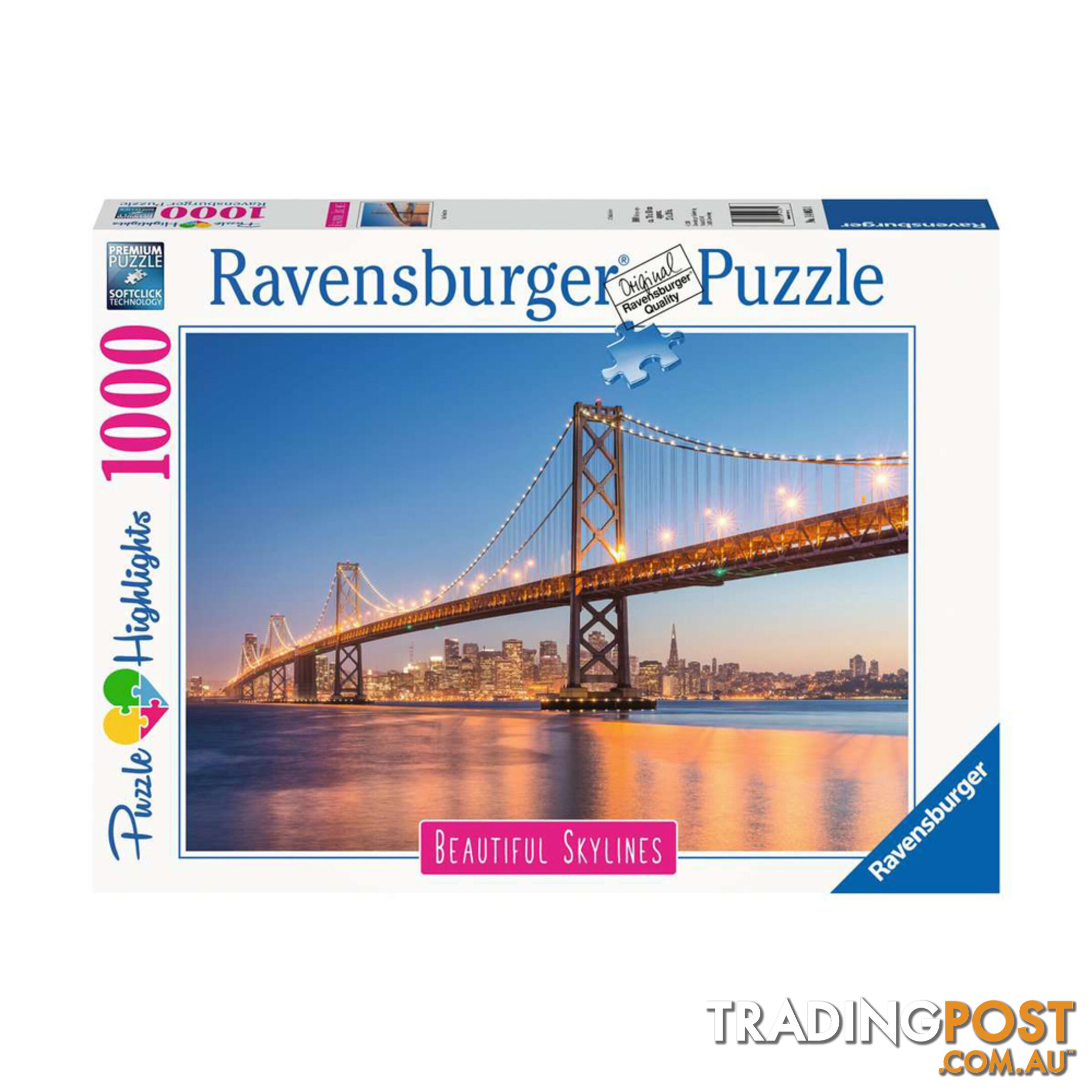 Ravensburger San Francisco 1000 Piece Jigsaw Puzzle - Ravensburger - Tabletop Jigsaw Puzzle GTIN/EAN/UPC: 4005556140831