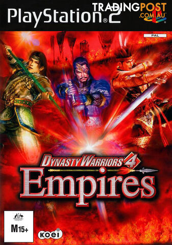 Dynasty Warriors 4 Empires [Pre-Owned] (PS2) - Koei Tecmo - Retro PS2 Software GTIN/EAN/UPC: 5060073300723