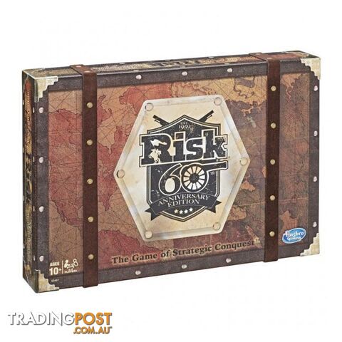 Risk Rustic 60th Anniversary Edition Board Game - Hasbro Gaming - Tabletop Board Game GTIN/EAN/UPC: 630509802555