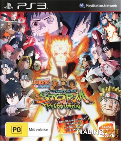Naruto Shippuden: Ultimate Ninja Storm Revolution [Pre-Owned] (PS3) - Bandai Namco Entertainment - Retro P/O PS3 Software GTIN/EAN/UPC: 3391891977890