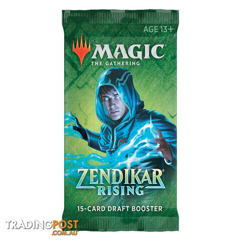 Magic the Gathering Zendikar Rising Draft Booster - Wizards of the Coast - Tabletop Trading Cards GTIN/EAN/UPC: 630509905898