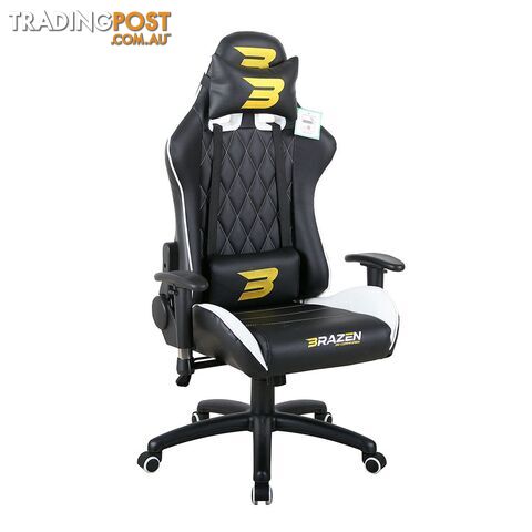 Brazen Phantom Elite PC Gaming Chair (White) - Brazen Gaming Chairs - Gaming Chair GTIN/EAN/UPC: 5060216442198