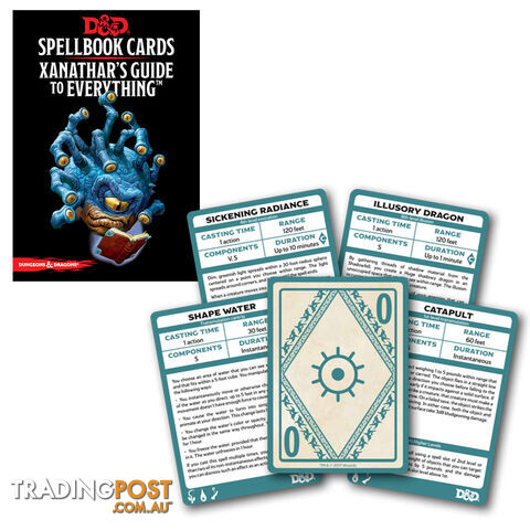 Dungeons & Dragons: Xanathar's Guide to Everything Spellbook Cards - Gale Force Nine - Tabletop Role Playing Game GTIN/EAN/UPC: 9780786966530