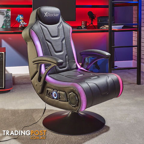 X-Rocker GP Rainstorm SMD RGB 2.1 Gaming Chair - X Rocker - Gaming Chair GTIN/EAN/UPC: 094338210514 - photo 5 of 10