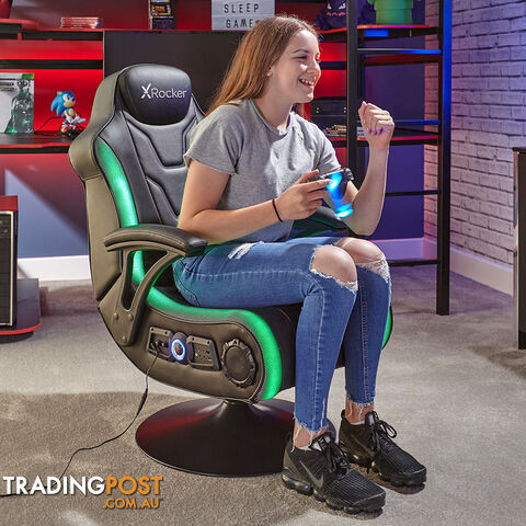 X-Rocker GP Rainstorm SMD RGB 2.1 Gaming Chair - X Rocker - Gaming Chair GTIN/EAN/UPC: 094338210514 - photo 2 of 10