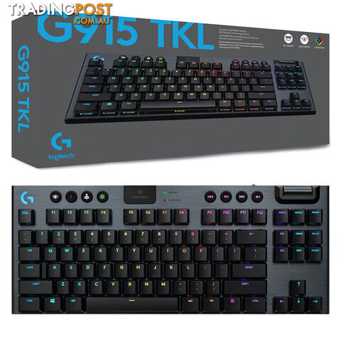 Logitech G915 TKL Lightspeed Wireless GL Clicky RGB Mechanical Gaming Keyboard - Logitech - PC Accessory GTIN/EAN/UPC: 097855155856