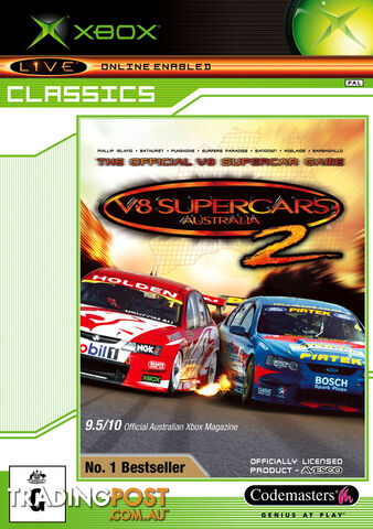 V8 Supercars Australia 2 [Pre-Owned] (Xbox (Original)) - Retro Xbox Software...