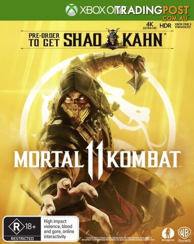 Mortal Kombat 11 (Xbox One) - Warner Bros. Interactive Entertainment - Xbox One Software GTIN/EAN/UPC: 9325336204399