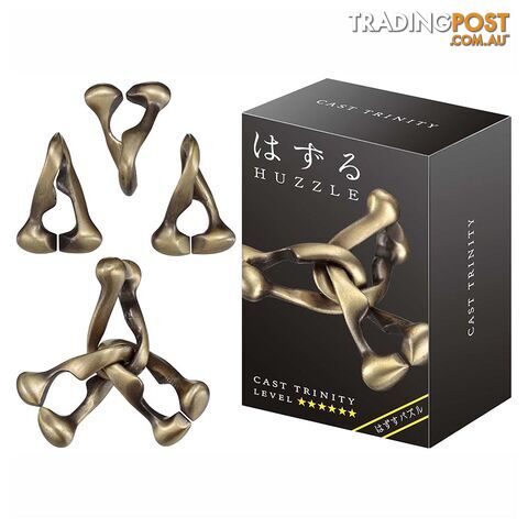 Hanayama Level 6 Trinity Cast Puzzle - Hanayama Co.,LTD. - Tabletop Puzzle Game GTIN/EAN/UPC: 779090900933