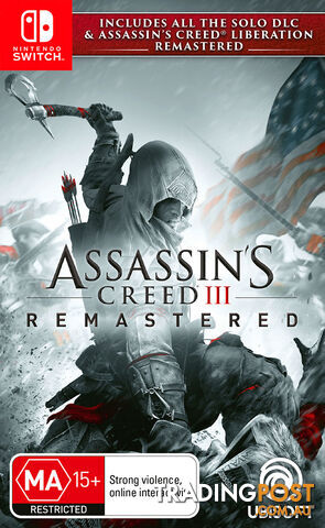 Assassin's Creed 3 Remastered [Pre-Owned] (Switch) - Ubisoft - P/O Switch Software GTIN/EAN/UPC: 3307216111931