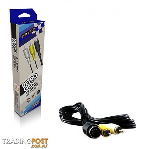 Retro-bit Retro Gen AV Cable for Sega Mega Drive - Retro-bit - Retro Mega Drive Accessory GTIN/EAN/UPC: 849172001558