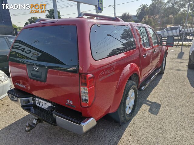 2015 Nissan Navara D40 SE SILVERLINE 4X4 Ute Automatic