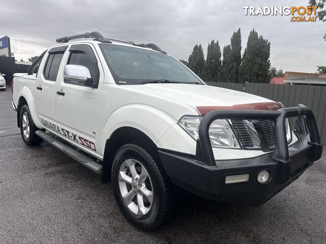 2011 Nissan Navara D40 ST-X 550 4X4 V6 TURBO DIESEL DUAL CAB