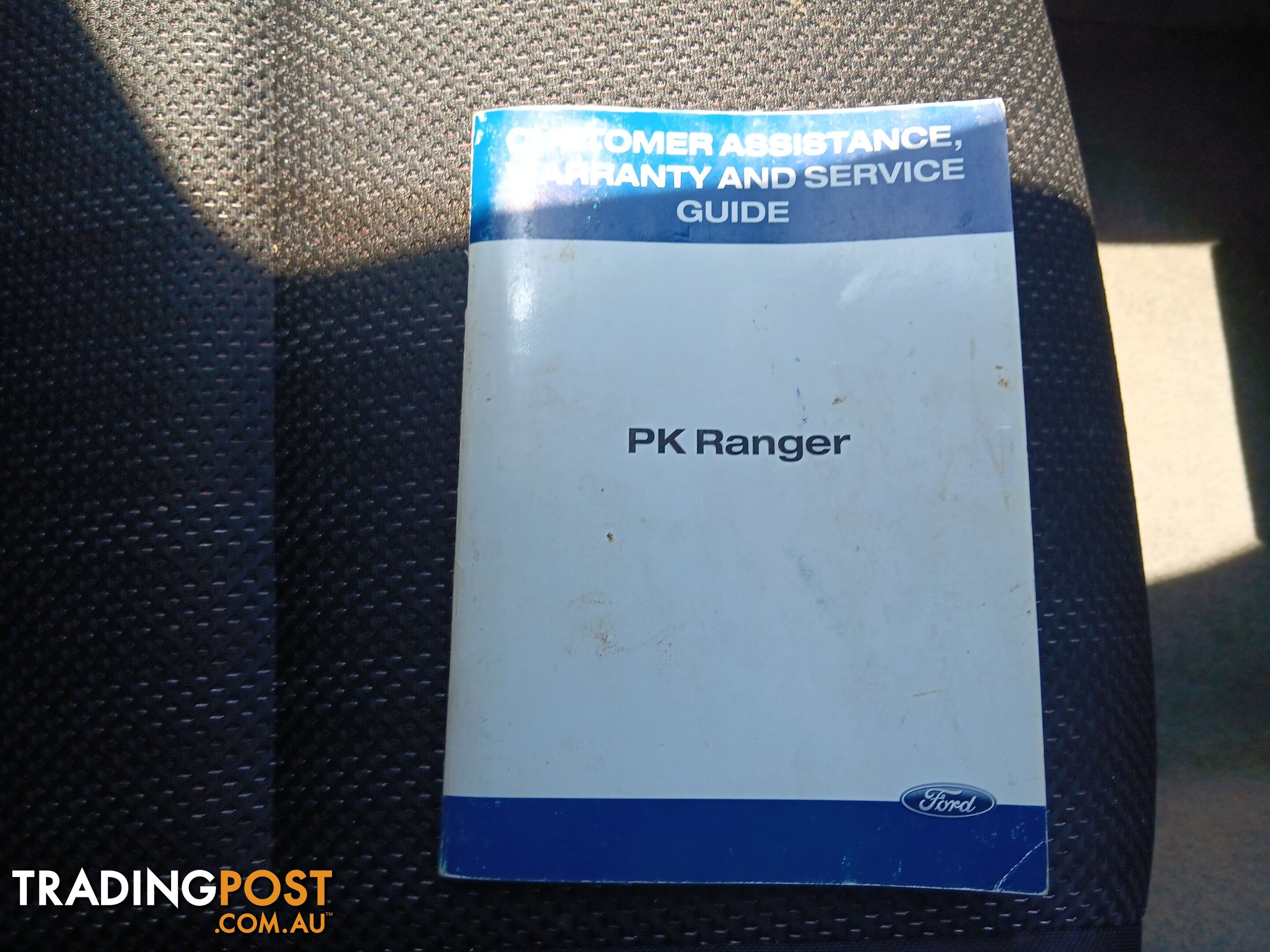 2011 Ford Ranger PK XL Ute Manual