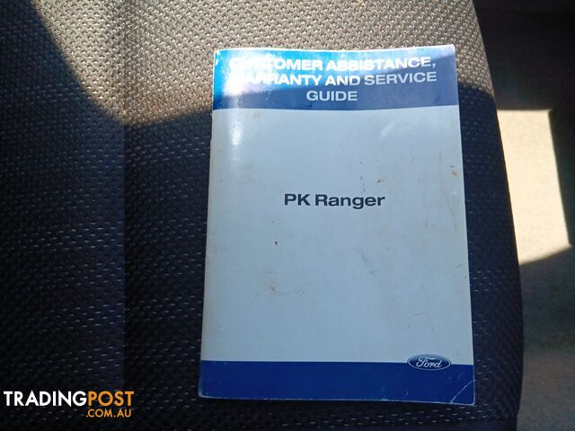 2011 Ford Ranger PK XL Ute Manual