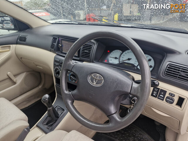 2003 Toyota Corolla ZZE122R ASCENT Sedan Manual