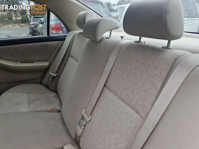 2003 Toyota Corolla ZZE122R ASCENT Sedan Manual