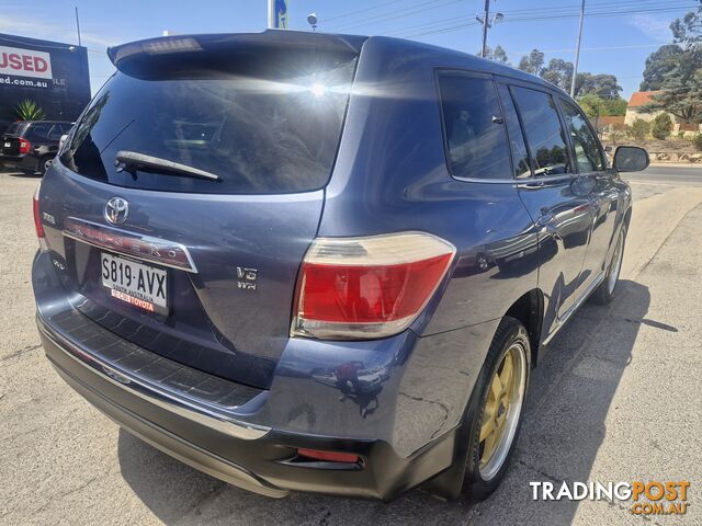 2011 Toyota Kluger KXR 4x4 Wagon Automatic