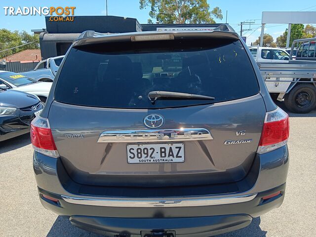 2012 Toyota Kluger GSU40R GRANDE 4X4 Wagon Automatic