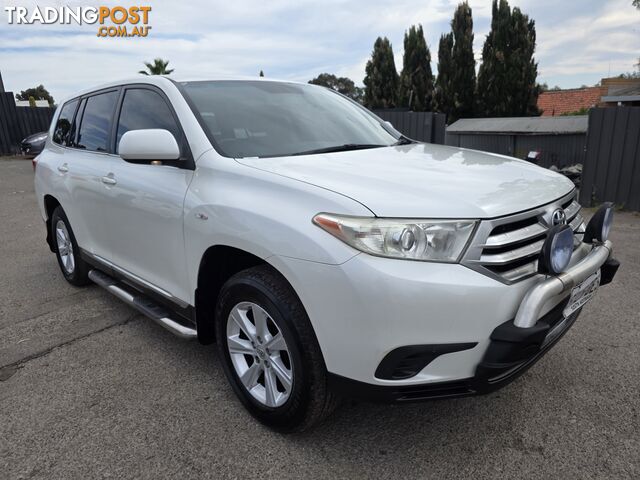 2013 Toyota Kluger GSU45R ALTITUDE KXR 4X4 7 SEAT Wagon Automatic