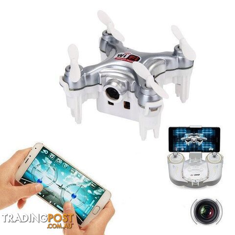 10WD GreyZippay Upslon Cheerson CX-10W CX 10W CX-10WD Drone Dron Quadrocopter RC Quadcopter Nano WIFI Drone with Camera 720P FPV Mini Drone