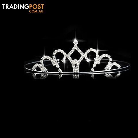 15Zippay Children Tiaras and Crowns Headband Kids Girls Bridal Crystal Crown Wedding Party Accessiories Hair Jewelry Ornaments Headpiece