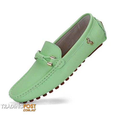 green / 44Zippay Mens Dress Shoes Men's Formal Leather Shoes for Men Elegant Casual Business Social Male Shoe Wedding Party Shoes Driving Shoe
