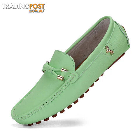 green / 47Zippay Mens Dress Shoes Men's Formal Leather Shoes for Men Elegant Casual Business Social Male Shoe Wedding Party Shoes Driving Shoe