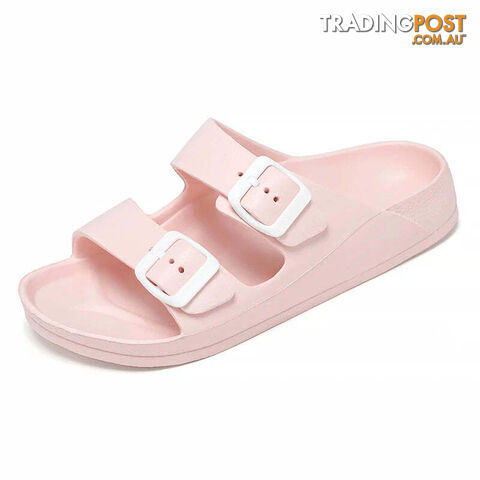 Pink / 46Zippay Women Men Slippers Soft Sandals Women Beach Casual Shoes EVA Slides Original Men Flip-flop