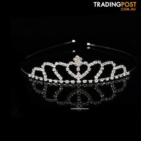 12Zippay Children Tiaras and Crowns Headband Kids Girls Bridal Crystal Crown Wedding Party Accessiories Hair Jewelry Ornaments Headpiece