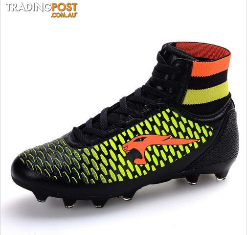 Black / 9.5Zippay 3 colors EUR 33-44 superfly football boots brand design men's soccer shoes women botas de futbol specialty soccer boots cleats
