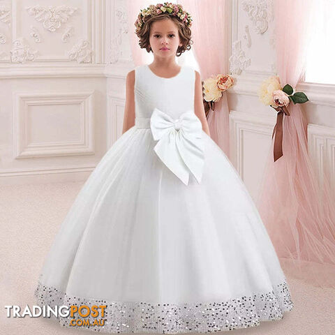 As picture 12 / 5TZippay Kids Dress Flower Long Beading Elegant Teenagers Prom Gowns Dresses Girl Party Kid Evening Bridesmaid Princess