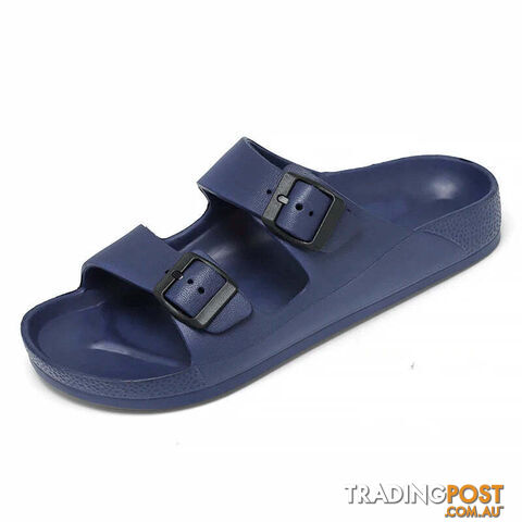 Dark Blue / 38Zippay Women Men Slippers Soft Sandals Women Beach Casual Shoes EVA Slides Original Men Flip-flop
