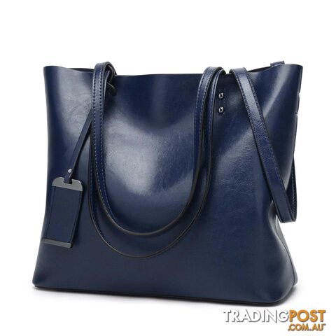 Deep BlueZippay Shoulder Bags for Women Oil Wax Leather Handbag Tote Crossbody Bag Women Luxury Handbag Women Bags Designer Handbag