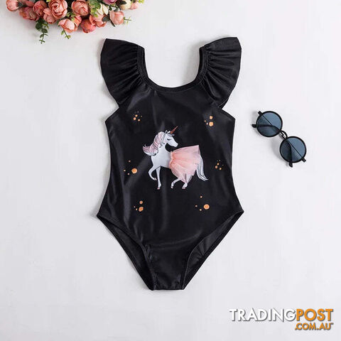 1821 / 9-12MZippay Baby Girls Swimwears Summer Bikini Set Sun Protection Kids Cute Floral Toddler Learn Swimming Suits One-Piece Sunbeach Swimsuit