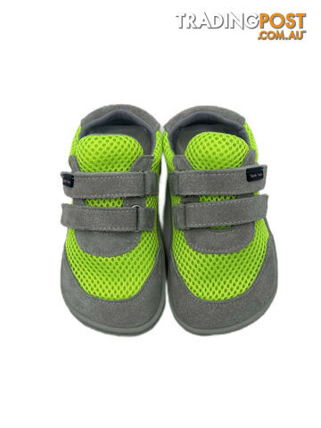 Green / 13.5Zippay Minimalist Breathable Sports Running Shoes For Girls And Boys Kids Barefoot Sneakers
