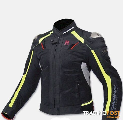 White / MZippay spring autumn armored motorcycle jackets for men motorbike jacket racing jacket jk 063 jacket